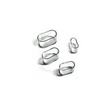Chair Leg Caps，Oval Silicone Furniture Feet Pads Cover Table Protectors Floor Scratches，8-24 pcs-Transparent/24 pcs