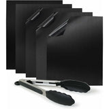 Teflon Bbq Baking Sheets (5 Pack) - Non-Stick Cooking Mat For Bbq, Grill & Oven (5X Rectangular 40X30Cm)