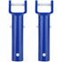 2 pcs V-Shaped Head Handle, Blue Swimming Pool V-Shaped Clip Brush Head Handle Replacement Pool Accessories