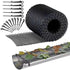 Plastic Gutter Guard, 18Cm X 8M, Heavy Duty Mesh Gutter Guard, Leaf Filter, (18Cm X 8M)