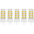 5X G4 LED Lamp 5W Bulb Lamp 51 Smd 2835LEDs Warm White 3000K LED Bulb 500Lm Equivalent To 50W Halogen Lamp Ac/Dc12V