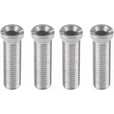 4 pcs Sink Basket Screws Stainless Steel 45Mm M12 Sink Basket Screws For Sink Strainer Plug -Silver