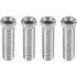 4 pcs Sink Basket Screws Stainless Steel 45Mm M12 Sink Basket Screws For Sink Strainer Plug -Silver