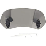 Motorcycle Windshield Adjustable Clip On Windscreen Wind Deflector Windshield Accessories For Motorcycle Tawny