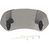 Motorcycle Windshield Adjustable Clip On Windscreen Wind Deflector Windshield Accessories For Motorcycle Tawny