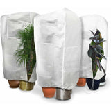 3 pcs Set Winter Plant Covers With Drawstring And Zipper 80G/M² Polypropylene Winter Covers Heavy Duty Reusable Plant