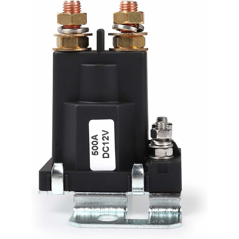 Relay 500 Amp Dc 12V 4 Pin High Current Starter Spst Car Auto Start Contactor Double Batteries Isolator On/Off Switch