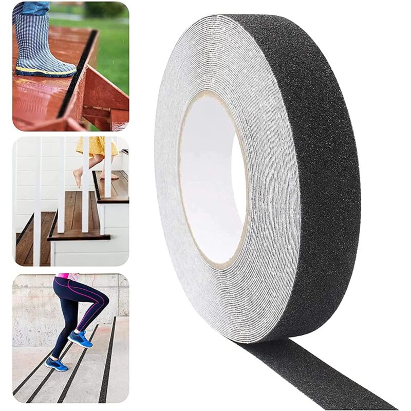 Anti Slip Tape, 15M25Mm Anti Slip Tape For Stairs Adopts Self-Adhesive Design, Pvc Anti Slip Tape For All Kinds Of