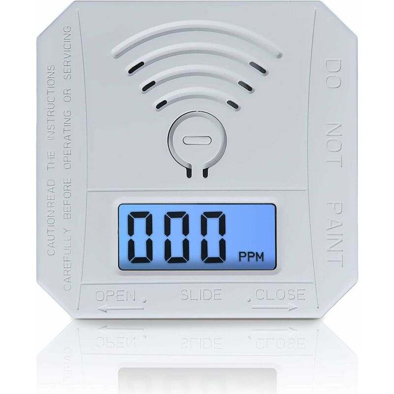 Carbon Monoxide Detector, Ul 2034 Compliant Co Gas Monitor Alarm Detector, Co Sensor With LED Digital Display For Home,