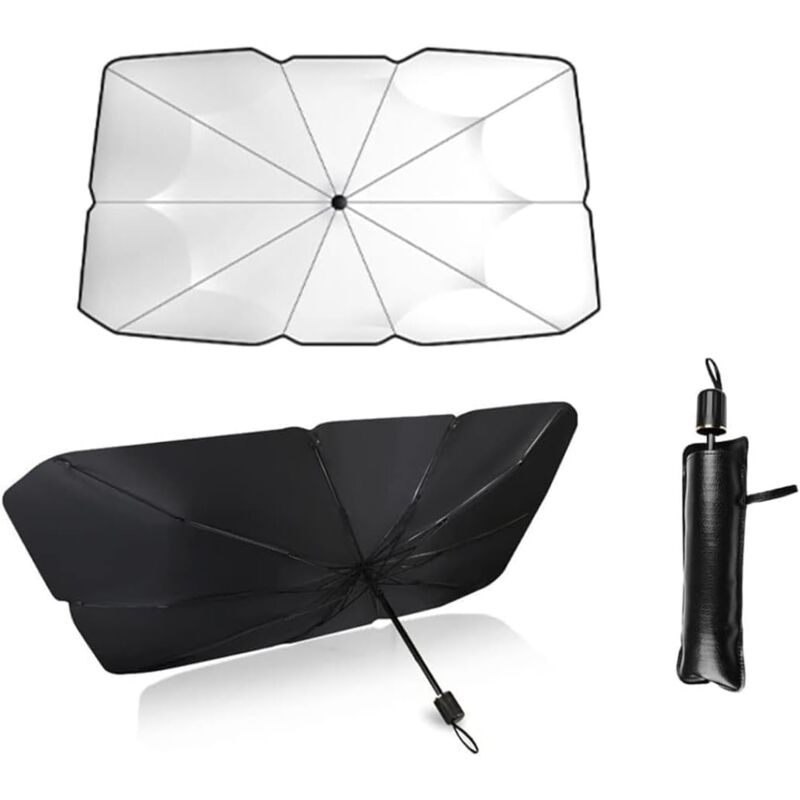 Car Sun Shade, Windshield Interior Sunshade, Foldable Car Sunshade, Blocks 99.9% Of Uv Rays For Car, Suv, Truck, Hgv
