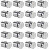 20 pcs Glass Standoffs, 19 X 25Mm Standoff Screws, Stainless Steel Wall Mount For Advertising Nails, For Plaques And