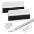 Car Accessories Squeegee Kit, With Felt Squeegee, Hobby Knife For Application Or Scraping With Cutter And Plastic