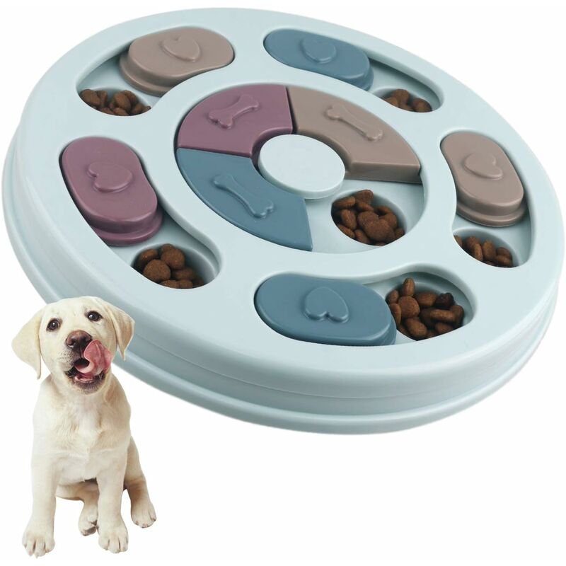 Smart Dog Toys, Slow Down Eating Dog Toys, Non-Slip Intelligence Puzzle Toys For Dogs, Puppy And Cats