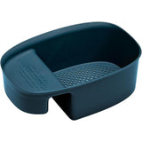 Kitchen Drain Baskets, Hanging Sink Basket Drain Holder Hanging Storage Shelf Sponge Holder Sink Drain Basket (Blue)