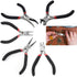 Inherited 5 pcs Beading Jewelry ROund Nose Pliers Diy Tool For Electrical And Carpentry Work, Diy Jewelry Making (Small)