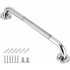 Bathroom Grab Bar, Sus 304 Stainless Steel Bathtub Handle With Non-Slip Grip, Toilet Grab Bar For