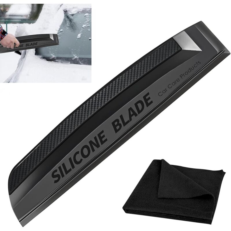 Car Silicone Squeegee - Silicone Scraper For Car: Silicone Squeegee, Car Squeegees, Window Wiper For Car Body And