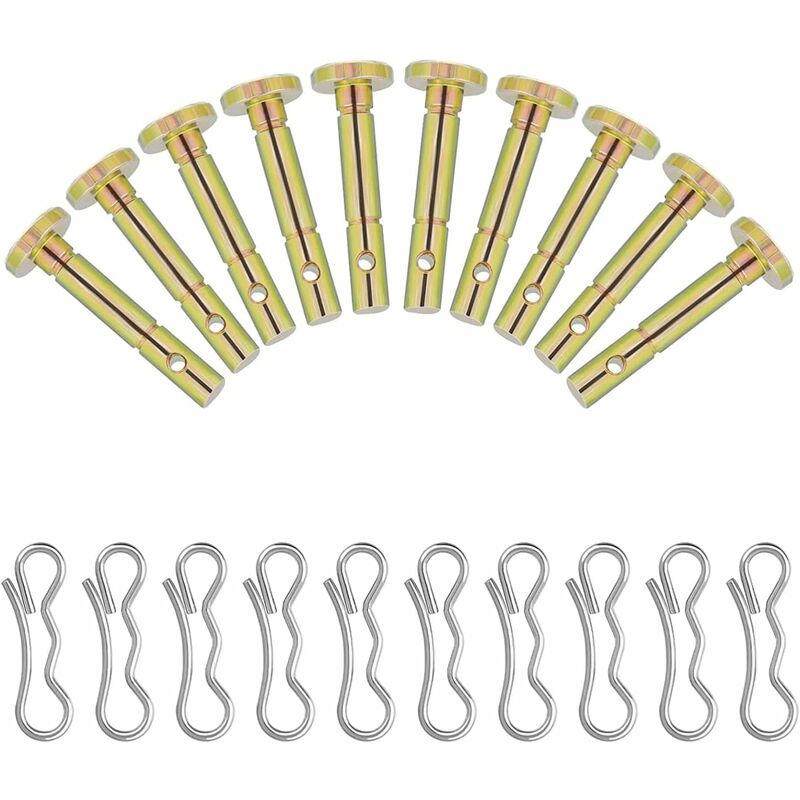 10 pcs Shear Pins, Replacement Cotter Pins, Replacement Shear Pin, For Spare Parts, Snow Blower Replacement