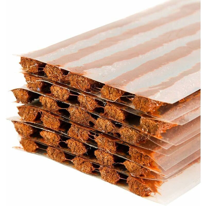 25 pcs Tubeless Tire Repair Strip Cords Kit Plug Tool Rubber Quick Recovery Tyre Wheel Glue Car Motorcycle Automobile