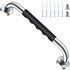 Black Safety Bathtub 40Cm, Non-Slip, Wall-Mounted Stainless Steel Grab Bar, For Bathroom Toilet Handle For