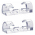 60 Pack Clear Cable Clips, Strong Self-Adhesive Cable Holder, Durable Plastic Cord Management Organizer Clamps For Home