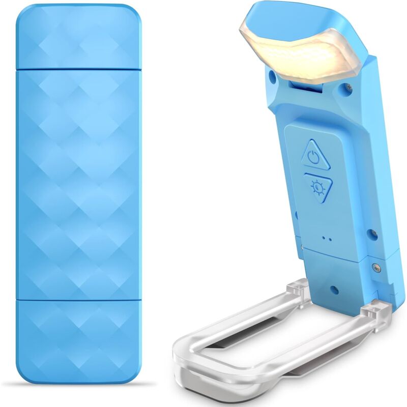 Rechargeable Book Light, Portable Book Light For Reading, 3 Color Temperatures And 5 Brightness Levels, Gift For Kids -