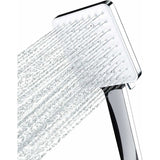 Shower Head, Large Square Shower Head With One-Hand Control, High Pressure Shower Head With 6 Shower Modes, Chrome