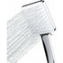 Shower Head, Large Square Shower Head With One-Hand Control, High Pressure Shower Head With 6 Shower Modes, Chrome