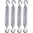 4 pcs M6 Adjustable Cable Turnbuckle With Hook And Loop - Cable Tension (4 pcs, M6)
