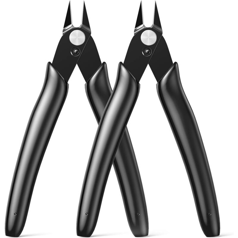 2 pcs Side Cutters Pliers For Cable Jewelry Crafts