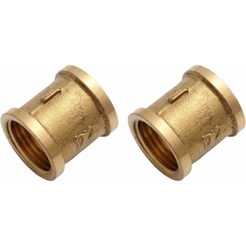 Female Straight Couplings, Female Connector Accessories, Female Connecting Pipe Threads, Female Connectors, 1/2 Brass