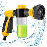 Garden Watering Gun, Watering Gun Watering Can With 8 Watering Modes, Built-In Soap Dispenser For Car Washing, Garden
