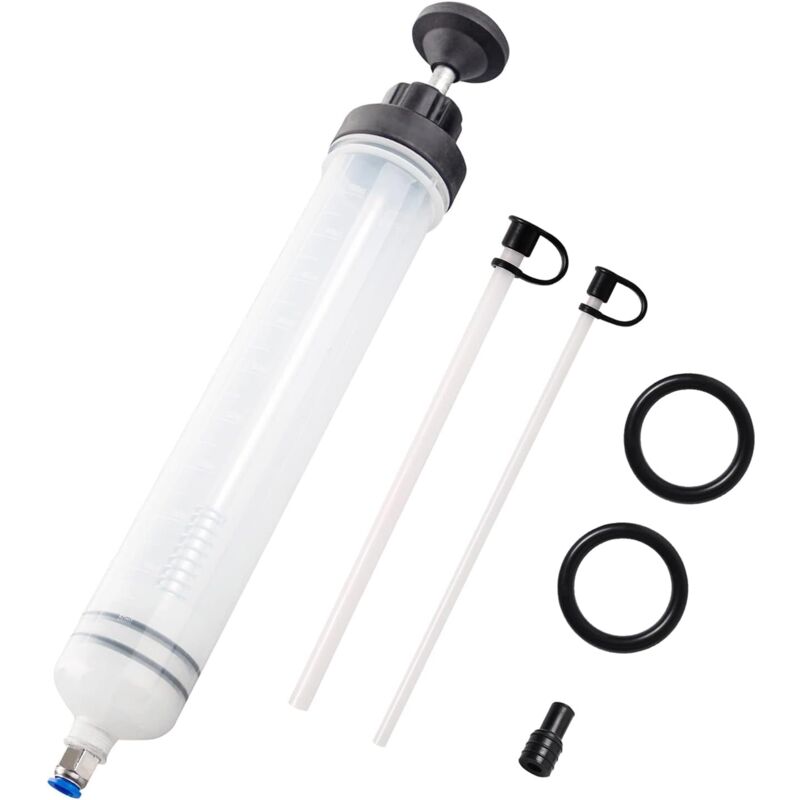 Oil Syringe 500Ml Oil Suction Syringe-Transfer Pump,Brake Fluid Syringe With Extension Tube-Drain Syringe Hand Pump