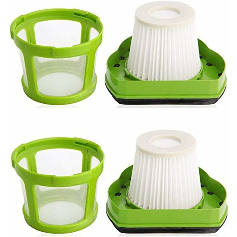 2 Pack Replacement Filters For Bissell 1782 Cordless Hair Dryer Vacuum Cleaner, Car & Home Vacuum Cleaner, 1608653 &