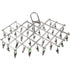 Stainless Steel Drying Racks With 35 Clothes Pegs For Socks, Shorts, Underwear And Baby Clothes