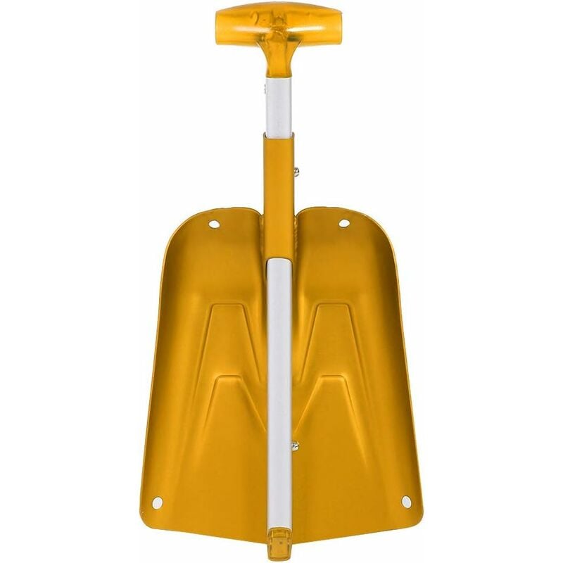 Snow Shovel, Comfortable Handle, Telescopic Snow Shovel Extension, Delicate Texture For Outdoor(Gold)