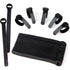 60 Pack Black Reusable Cable Ties Adjustable Releasable Cable Management Clips For Pc Cables, Organizing Cords, Tv,