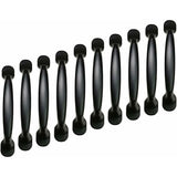 10X 96Mm Black Kitchen Cabinet Door Pulls Cupboard Drawer Bedroom Furniture Pull Handle