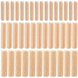 90 Pieces Wood Dowels Assortment, Tapered Grooved Wood Dowels M6 M8 M10 For Milling, Grooving, Crafts, Diy,