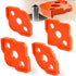 4 pcs Alloy Radius ROuter Jig, R5 - R40 Woodworking ROuter Jig On Table, Corner Radius ROuting Accessories For