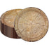 50 Pack 9" Rustic Wood Grain Paper Plates Disposable (Wood Grain 02)