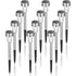 Outdoor Solar Lights LED Landscape Light Pack/Pathway Lights Stainless Steel-12