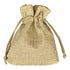 100 pcs Jute Bags 7X9Cm, Reusable Gift Bags, Burlap Pouches With Drawstring For Jewelry Gift Party Birthday Christmas