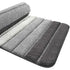 Non-Slip Bath Mat, Extra Soft Bathroom Rug, Machine Washableable, Water Absorbent, 40 X 60 Cm, Grey