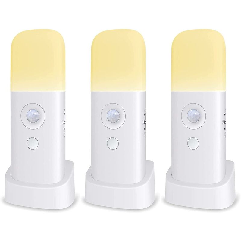 Kids Night Light, Motion Sensor Lamp, Adjustable Brightness, Portable, Rechargeable, For Bedroom, Kids ROom, And Living
