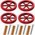 4 pcs Aluminum Upgrade Nuts Compatible With Ender 3/3 Pro/3 V2, 5/5 Plus/Pro, Cr 20 3D Printers Incl 4 pcs Hot Bed Die