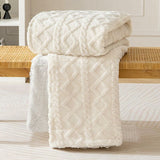 Blanket 100X150Cm Sherpa Fleece Blanket In Soft And Plush Wool With Heating Pile To Help You Sleep Better For Baby Bed