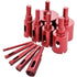 Diamond Hole Saw Set, Diamond Core Drill Bit For Tile/Glass/Marble (6Mm-50Mm 11 pcs)