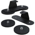 Magnetic Base LED Strip Mounting Bracket, Strong Suction Cup Holder For Straight Curved Side LED Strip Mounting, 2