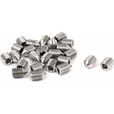 16 pcs 5Mm Length Countersunk Grub Screws, Various Metric Threads, M3, M4, M5 & M6. A2 Grade Stainless Steel Hexagon